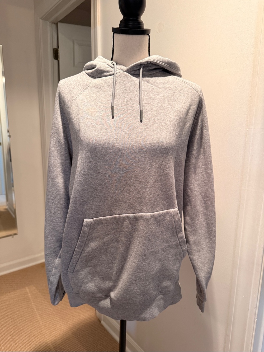 Champion Gray Pullover Hoodie with Kangaroo Pocket